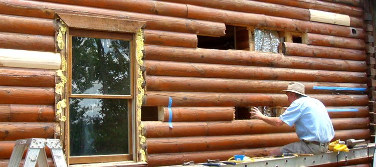 Log Home Repair Bacon County, Georgia